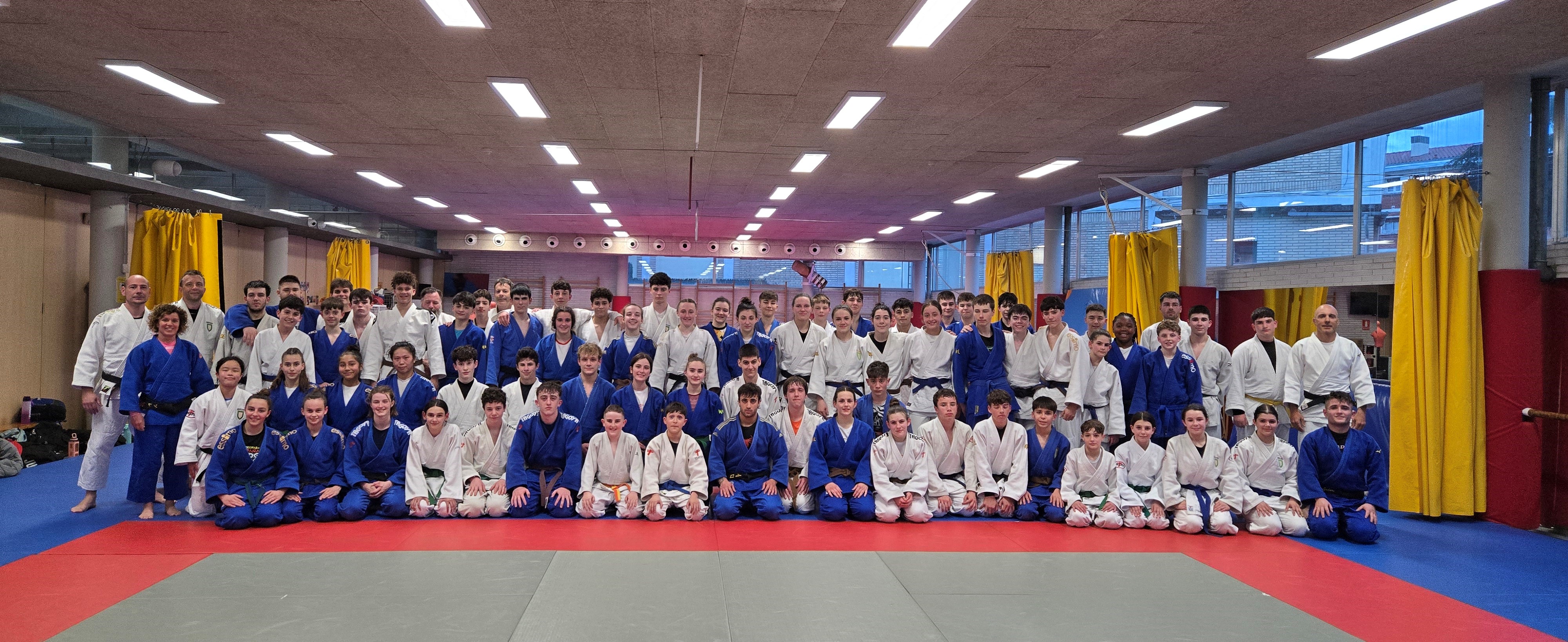 Numerosa participación en el Stage de Judo de Semana Santa. Pamplona 16 y 17 de abril  de 2025